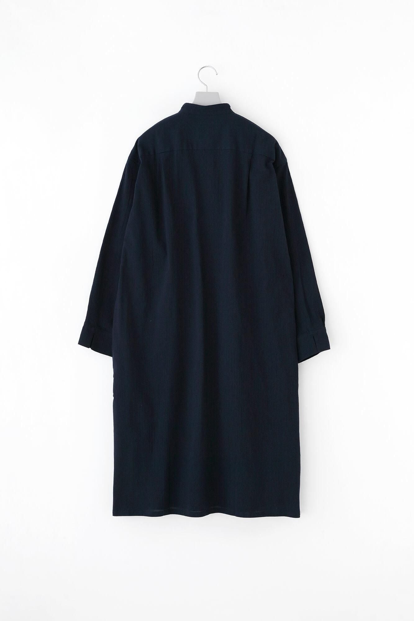 타카시마치지미 20/20 그란 셔츠 원피스／남색