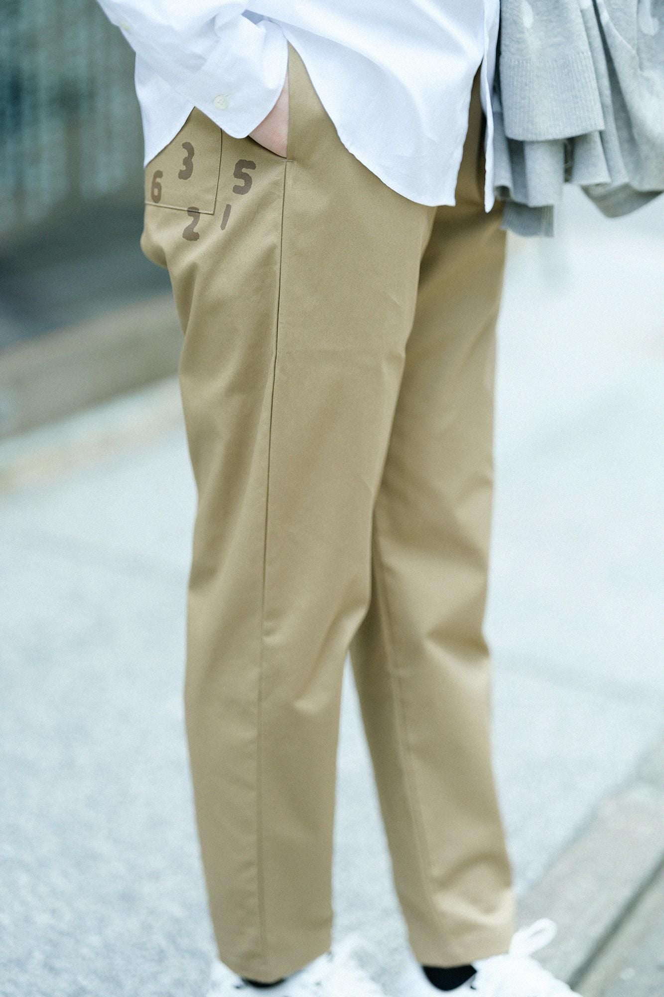 30단 개버딘 이지 테이퍼드 팬츠/ kuchibairo (kuchibairo)