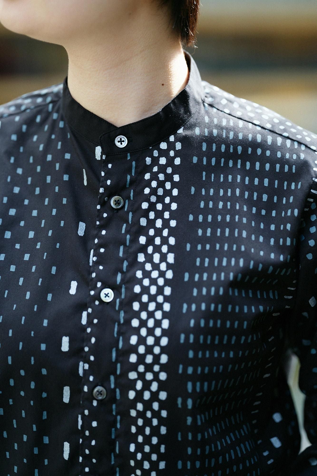 棉花架支架领衬衫SP/ararijima（ararijima）湿羽毛（arariiro）