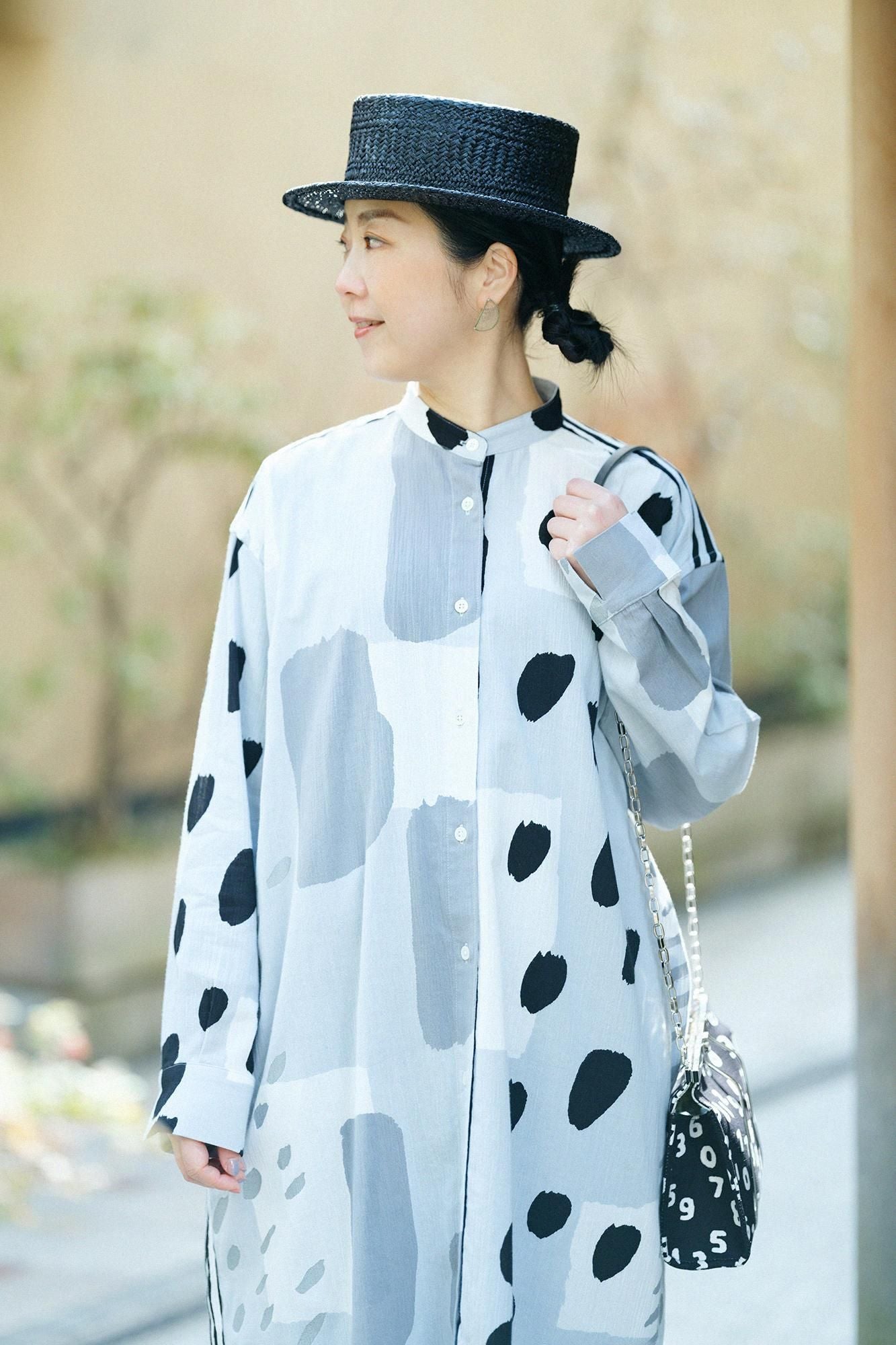 타카시마치지미 20/20 그란 셔츠 원피스／골목