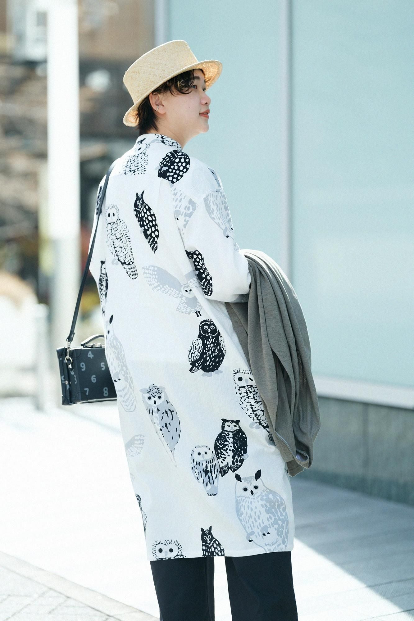 Takashima Chiku 20/20宏伟的衬衫礼服/猫头鹰