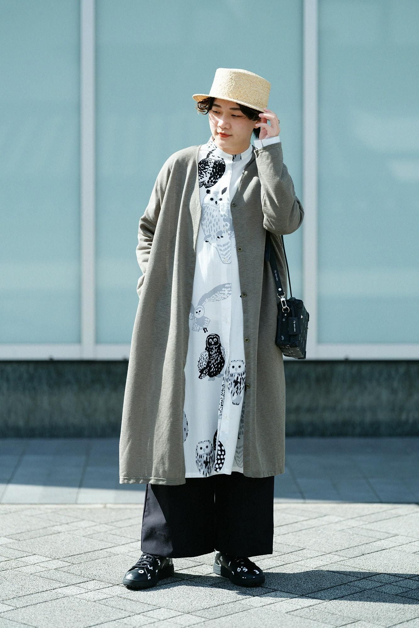 Takashima Chiku 20/20宏伟的衬衫礼服/猫头鹰