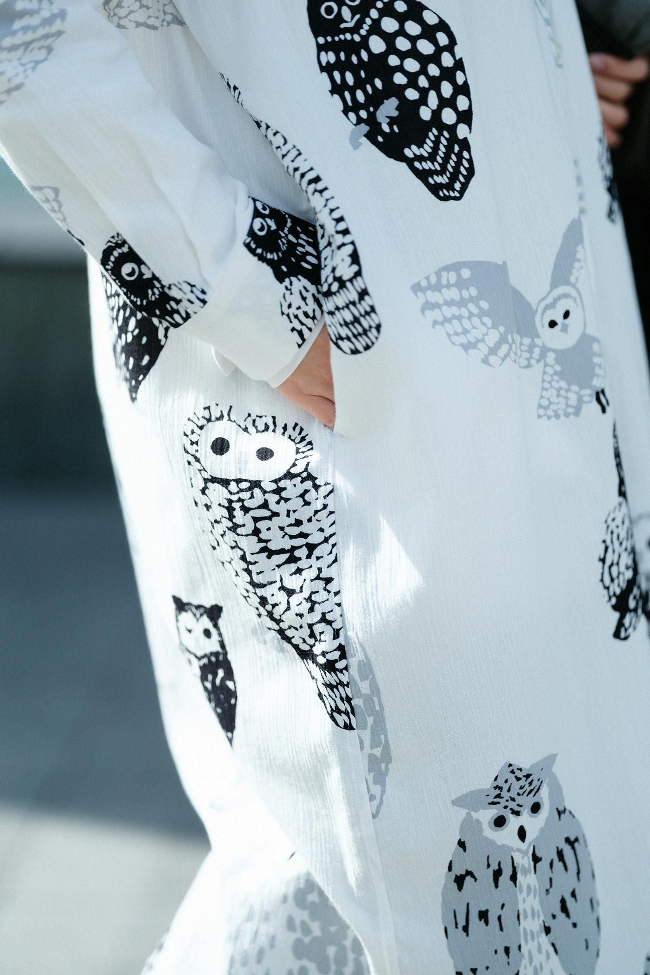 Takashima Chiku 20/20宏伟的衬衫礼服/猫头鹰