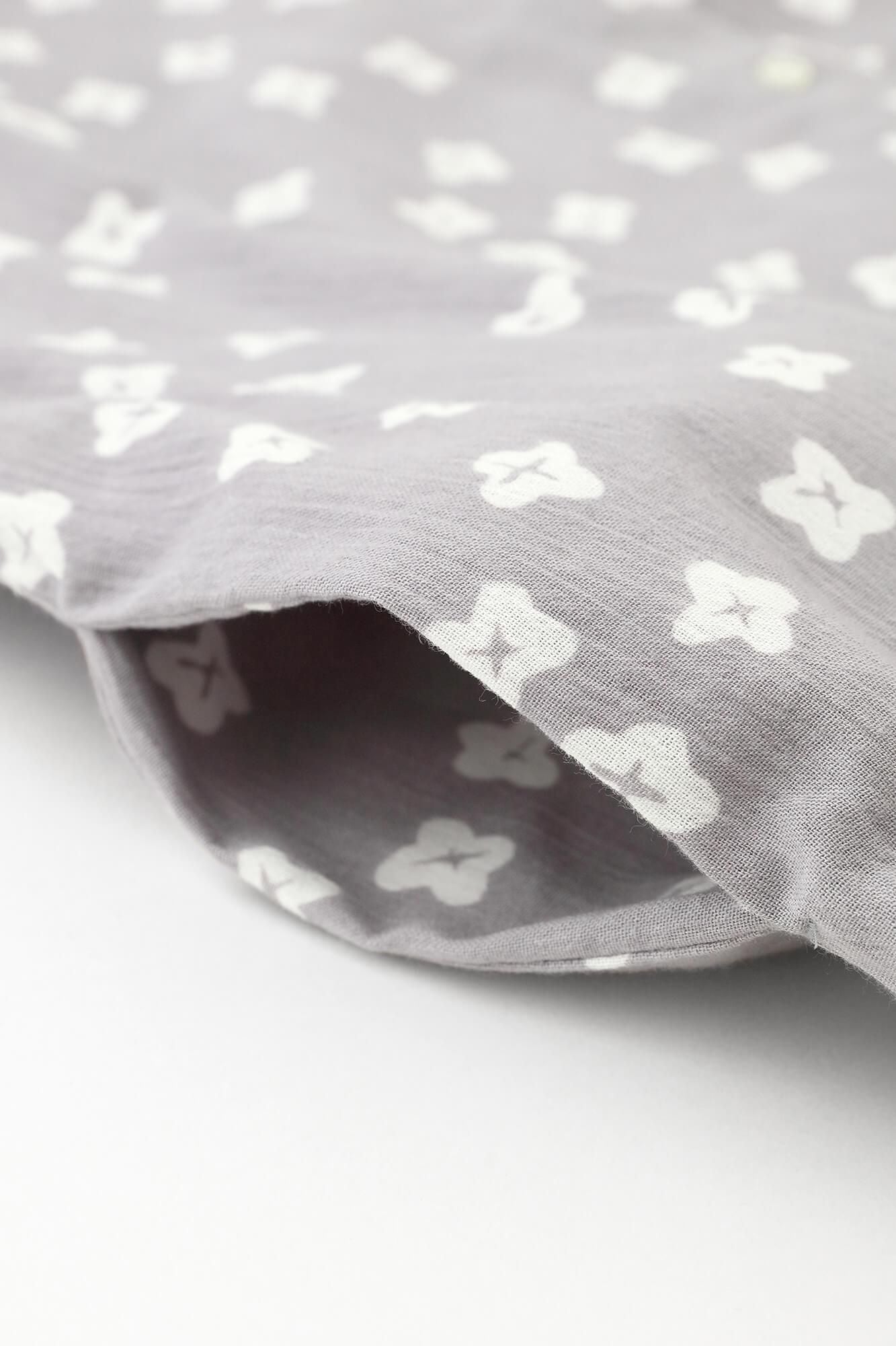 Chizimi Cotton 20/20 Gran Shirt Dress / Tiny Flowers