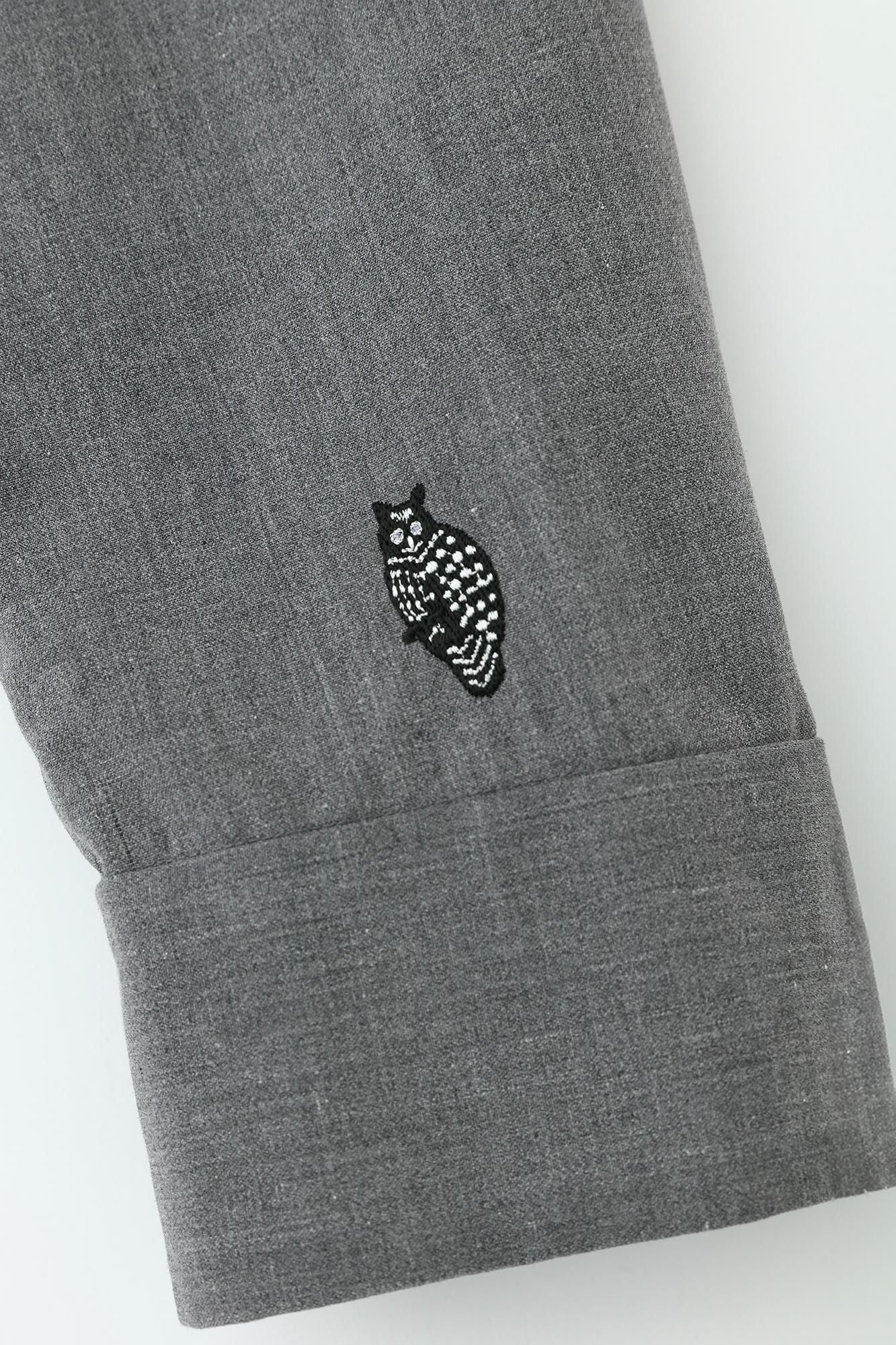 防潑水天氣布CL長外套/淡灰色× SO-SU-U十數