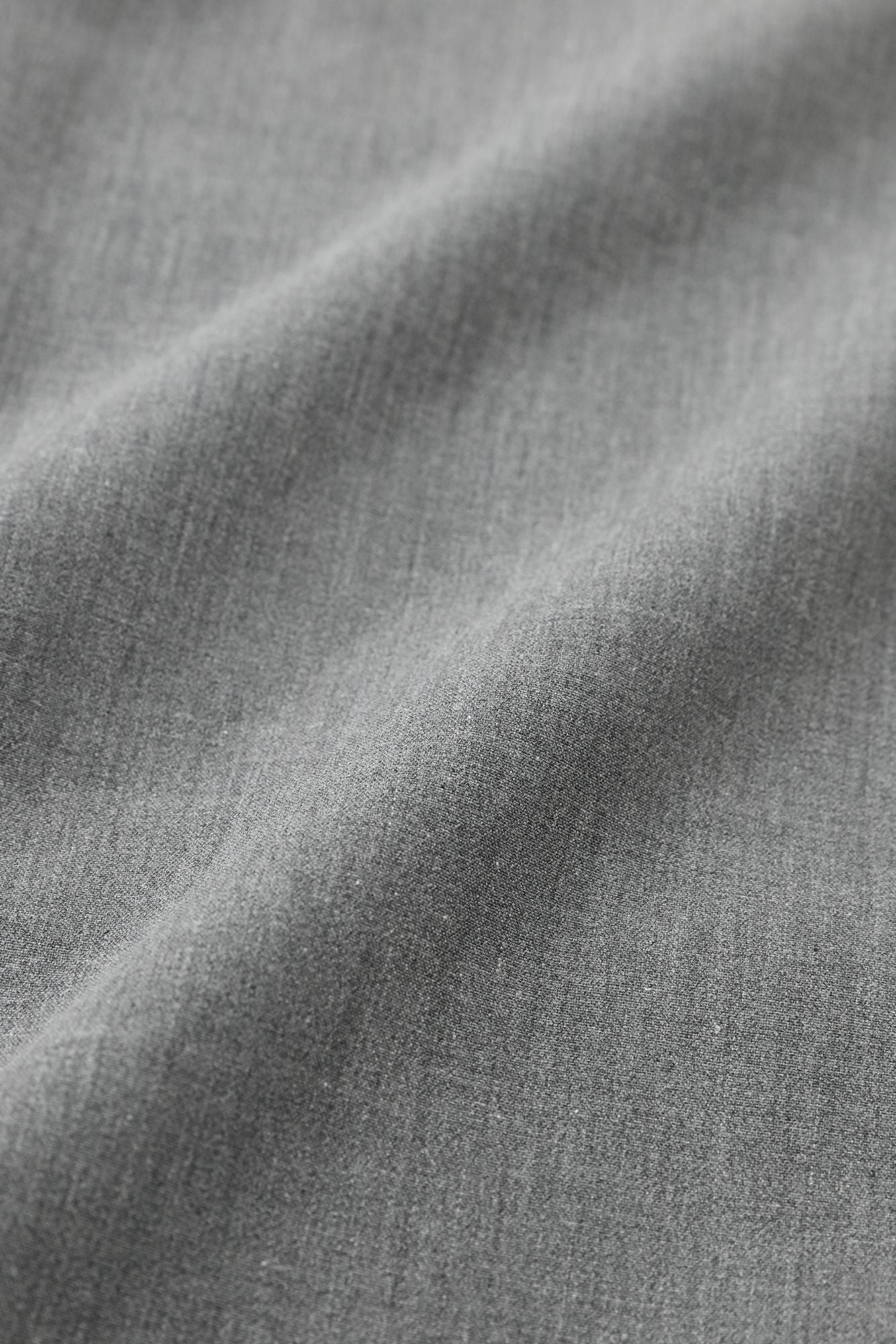 防潑水天氣布CL長外套/淡灰色× SO-SU-U十數