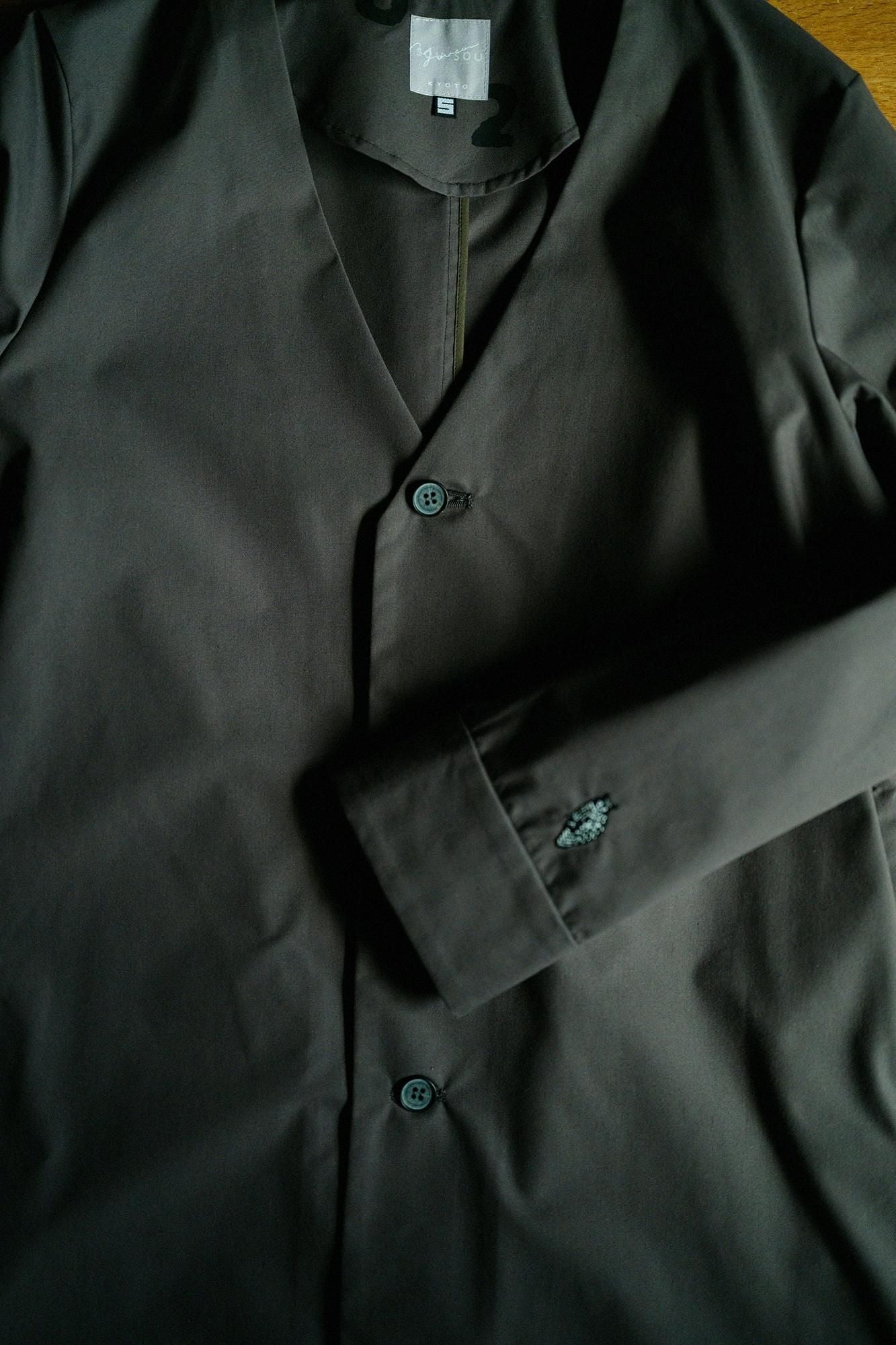 撥水 ウェザークロス C.L.ロングコート／海松茶（みるちゃ）×SO-SU-U