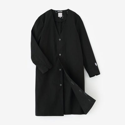 발수 웨더 클로스 C.L. 롱 코트／검은색(당신이 그것을 입었다면 괜찮습니다) ×SO-SU-U
