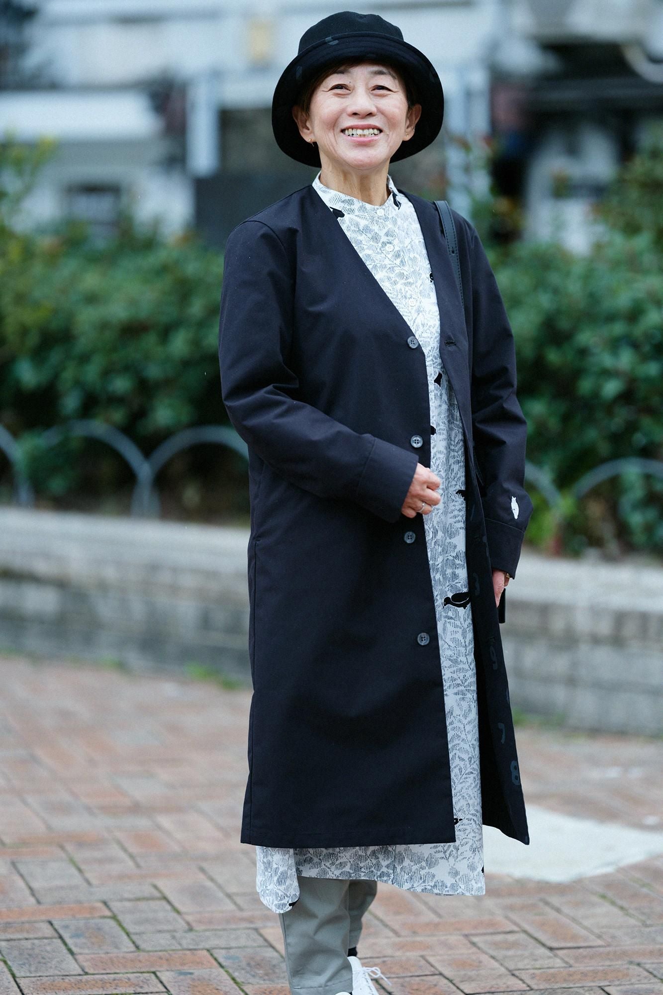 발수 웨더 클로스 C.L. 롱 코트／검은색(당신이 그것을 입었다면 괜찮습니다) ×SO-SU-U