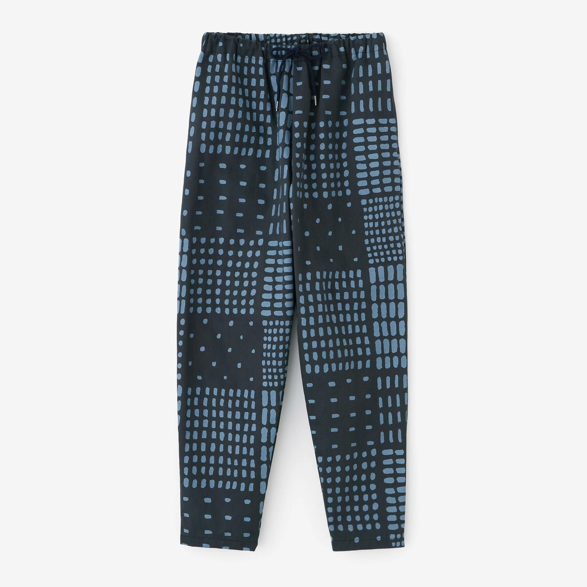 net限定】ストレッチ リネンレーヨン イージーテーパードパンツ