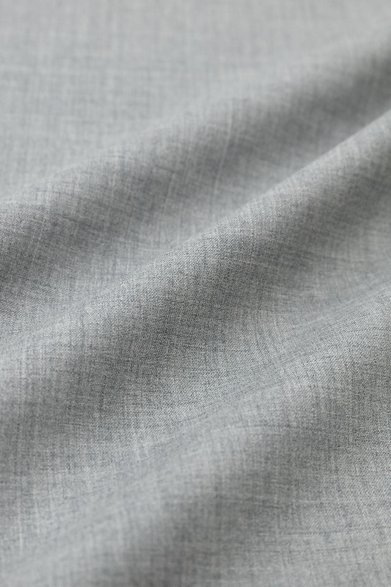 梳毛 角袖風靡外套（蓬鬆的）/深灰色