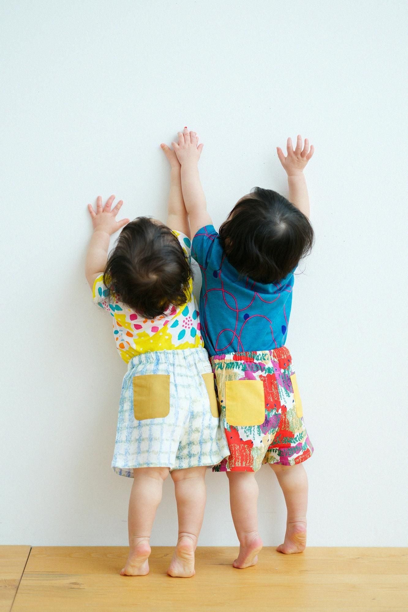 ● たかしまちぢみ 20/20 みじかもんぺ／うたかた