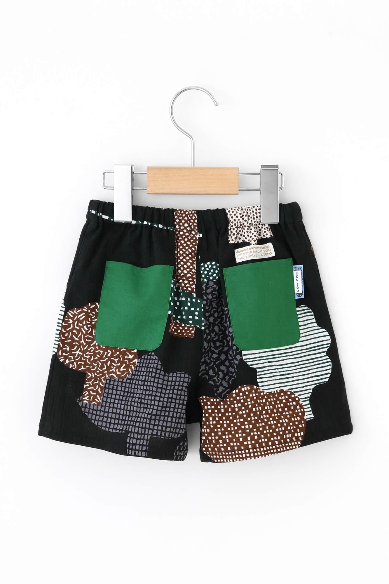 ●高島縮棉 20/20 短褲／槍袋紋樣