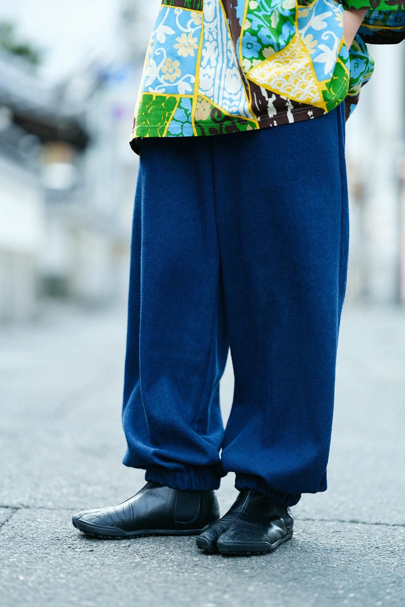 Baumwoll-Seiden-Twill-Webart Samue-Unterteil/Indigo