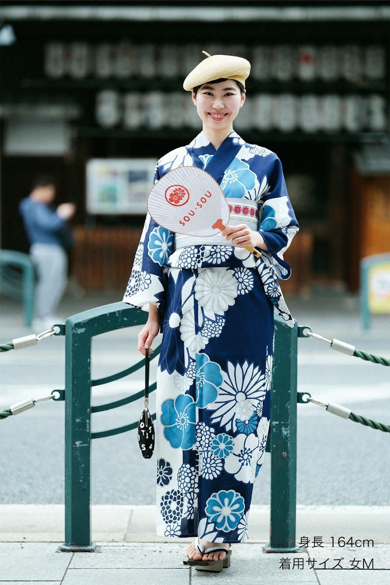 Kosugi Orimono Theo alpha Yukata/Kinrandon（Kinrandon）