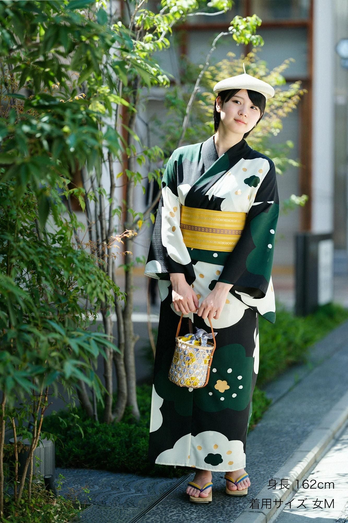 Kosugi Orimono에 의해 만든 Theo Alpha Yukata /호호에미