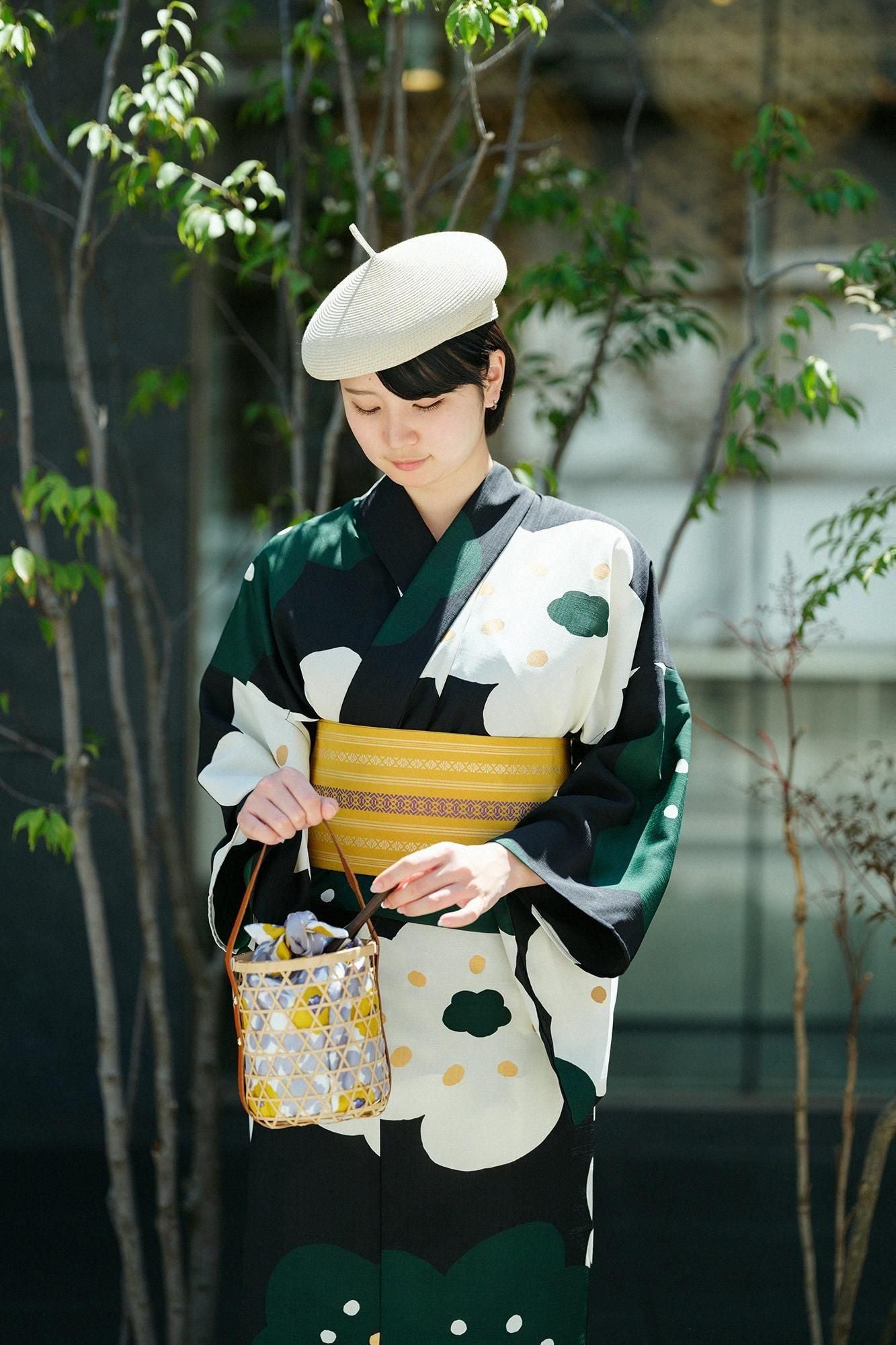 小杉織物謹製 セオα浴衣／ほほえみ