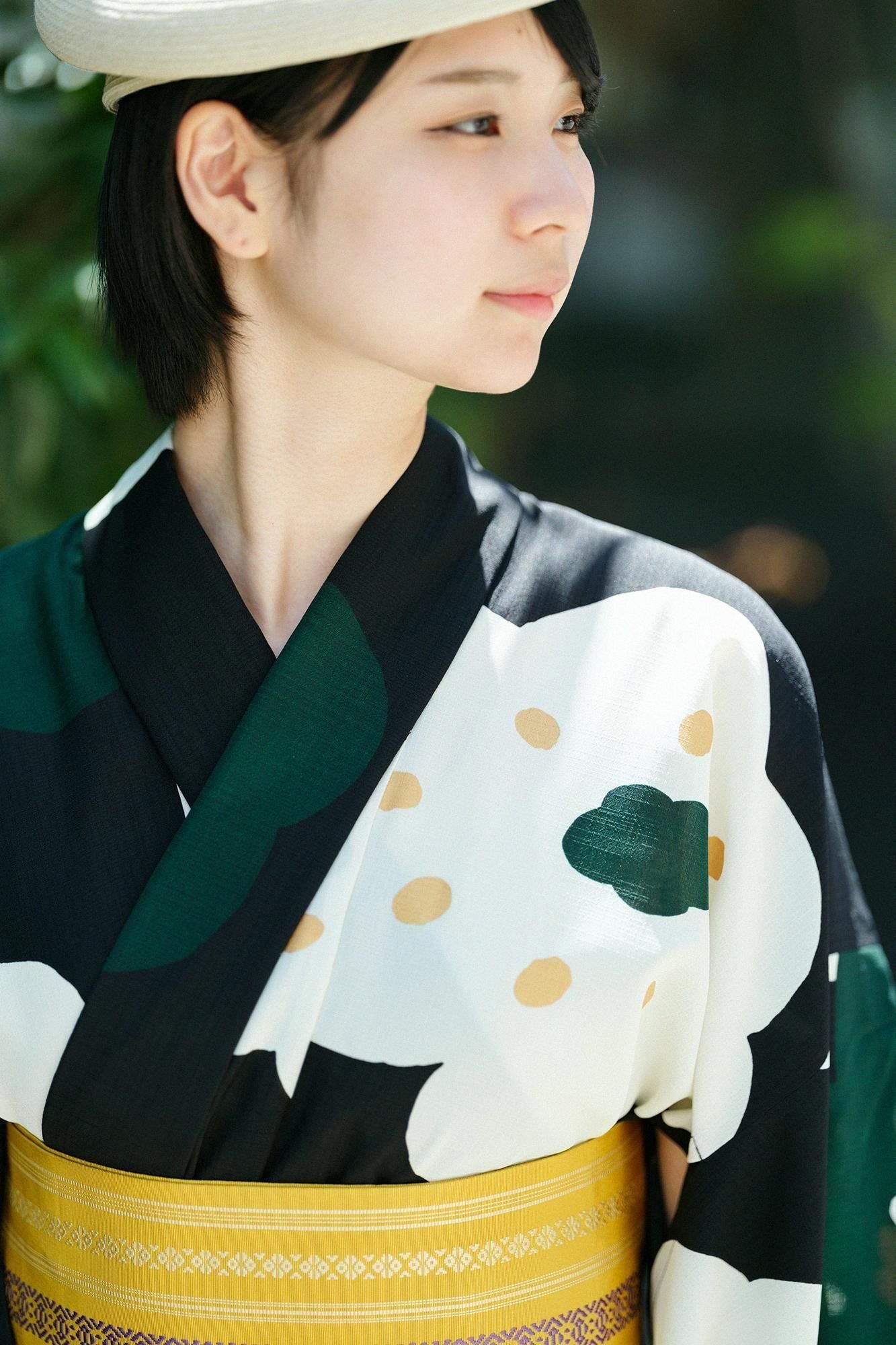 小杉織物謹製 セオα浴衣／ほほえみ
