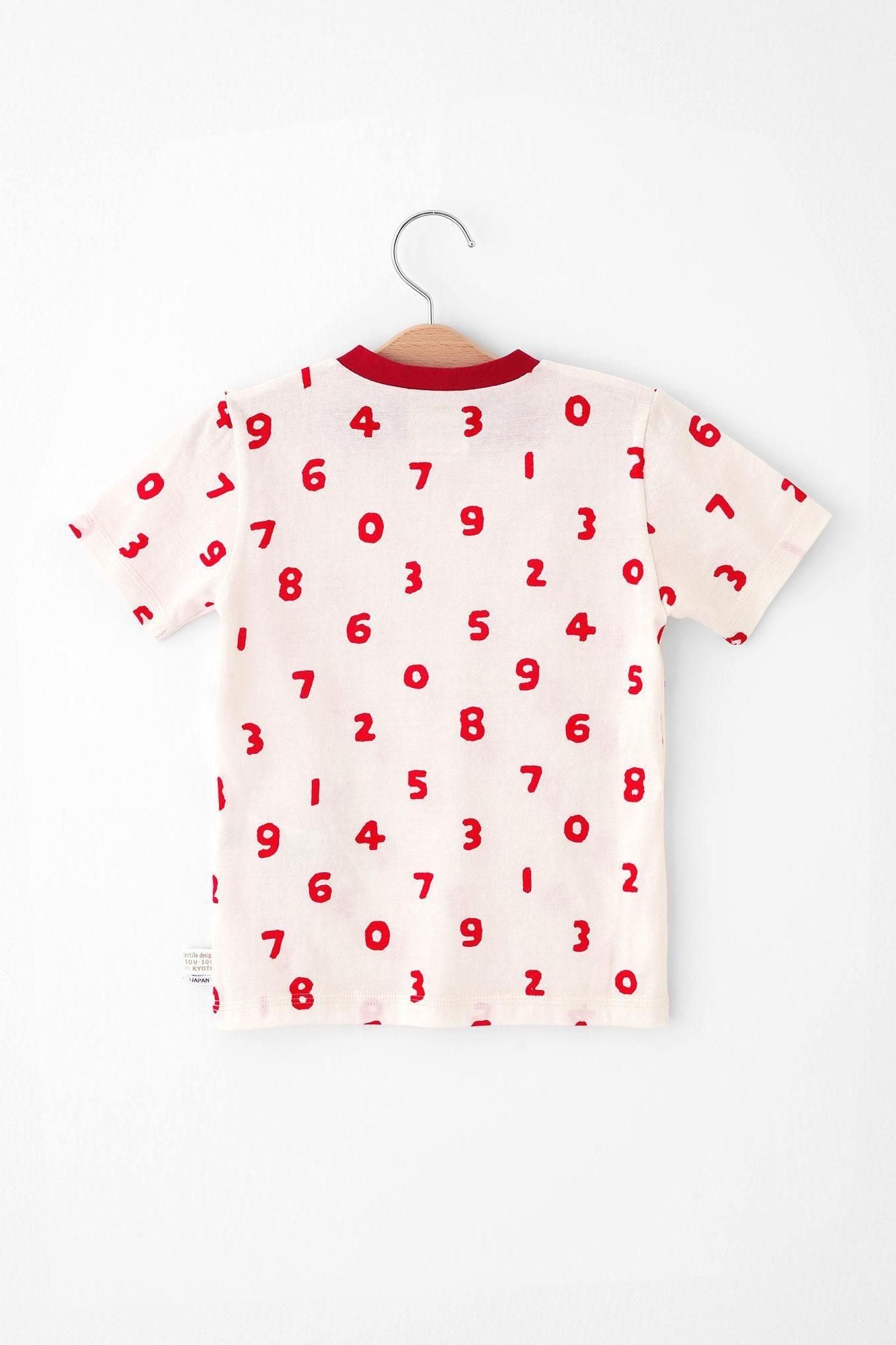 ● Square Neck T-shirt / SO-SU-U Sosukinari x Red