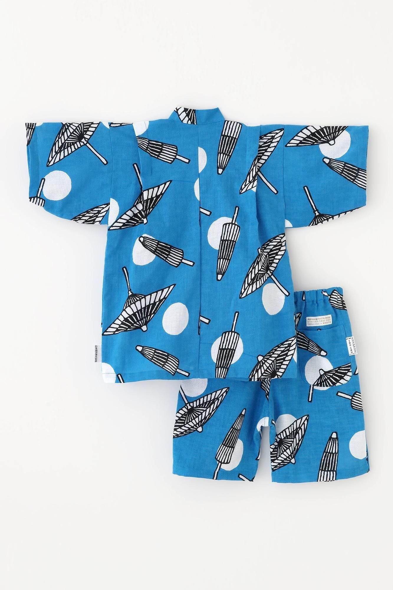 ●いせもめん こどもじんべい／ばんがさにすいぎょく