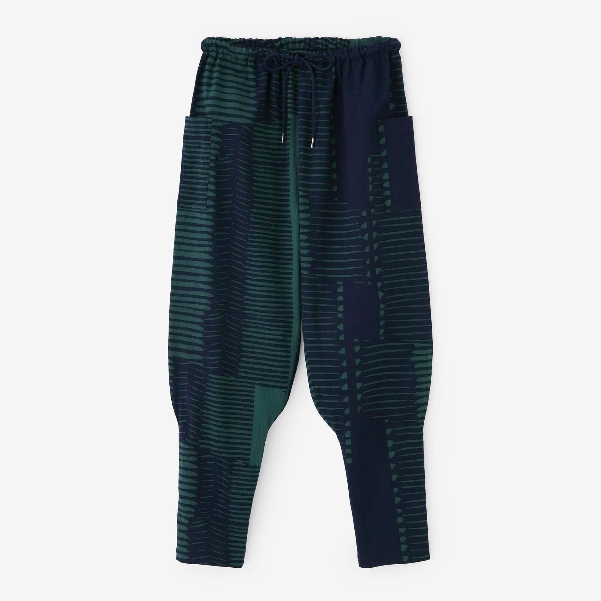 Chizimi Cotton 20/20 Harem Pants / Kizahashi