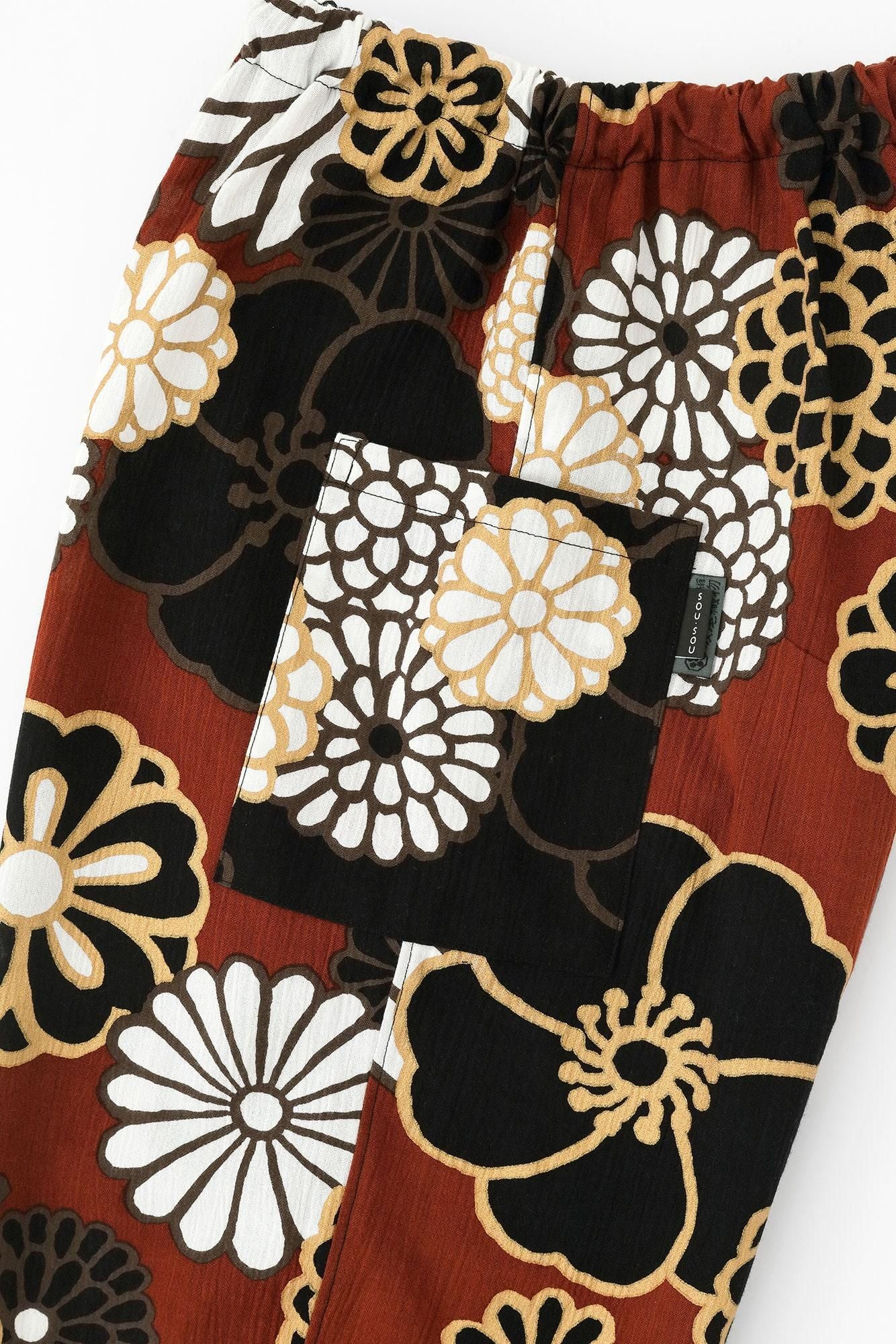 高島縮棉 20/20 哈倫褲／金襴緞子