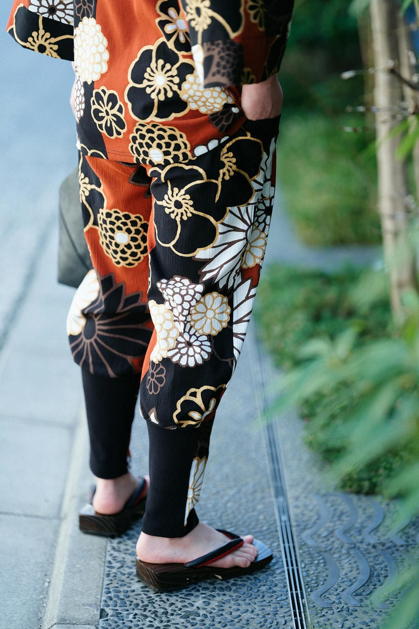 高島縮棉 20/20 哈倫褲／金襴緞子