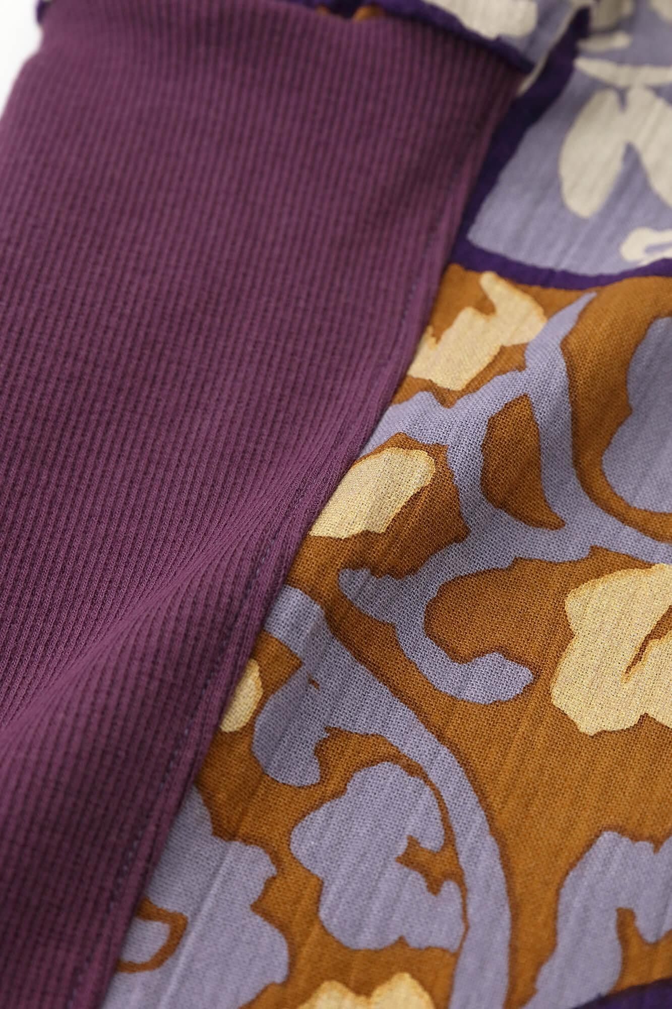 Chizimi Cotton 20/20 Harem Pants / Patchwork Kimono of Uesugi Kenshin Family-Recreation