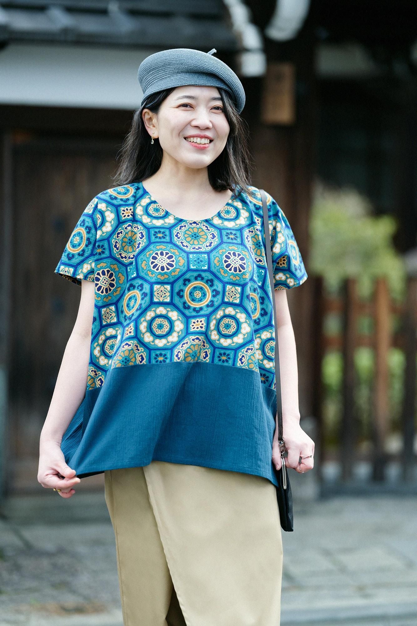 Takashima Jiji 20/20 Shikukui Kumi Schultermuster / Karei Ryokugyokuiro x Tetsuiro