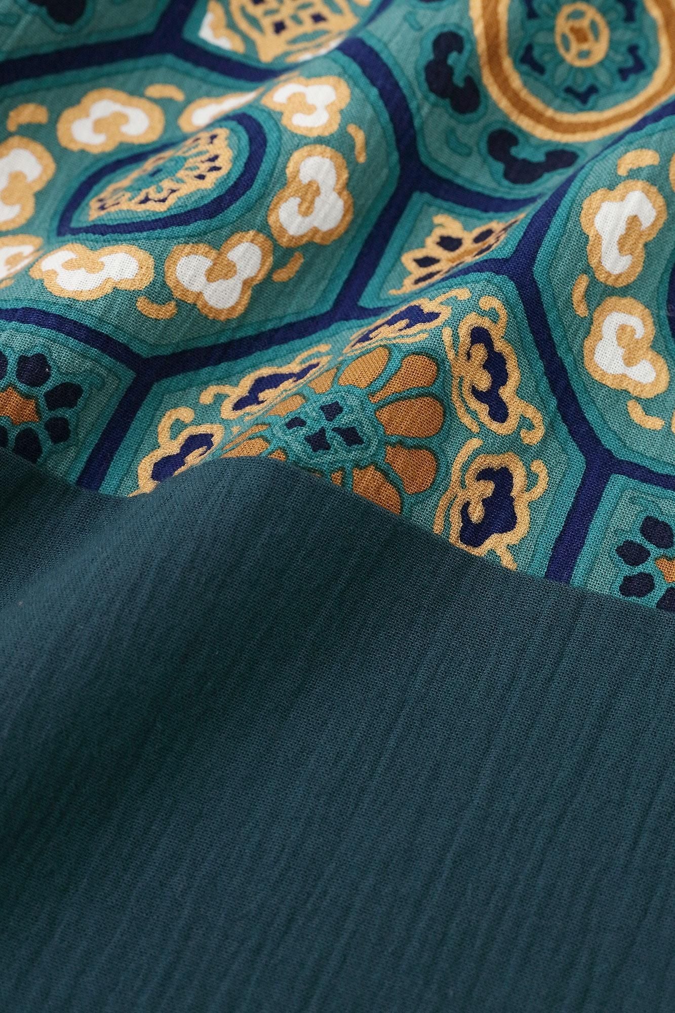 Takashima Jiji 20/20 Shikukui Kumi Schultermuster / Karei Ryokugyokuiro x Tetsuiro