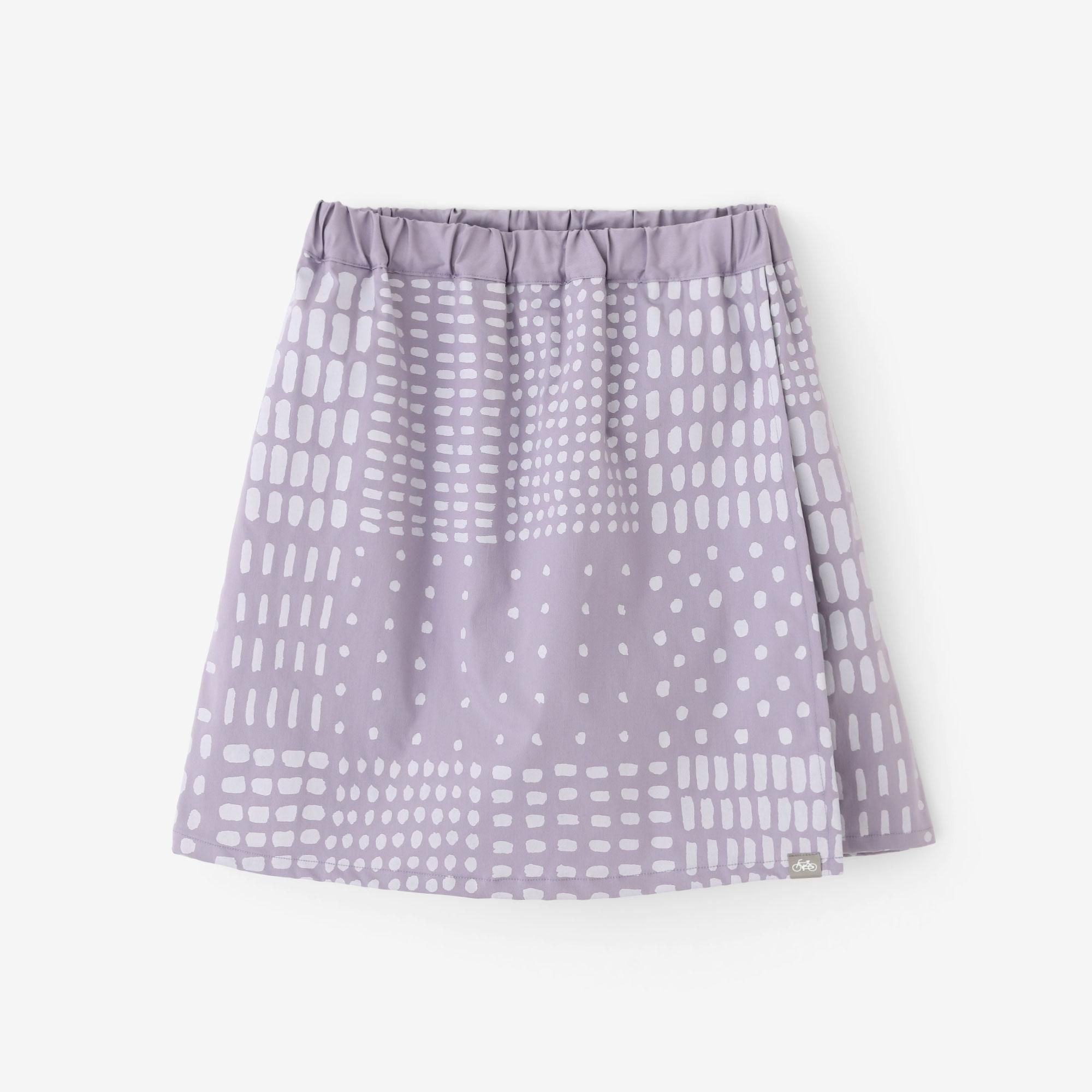 Twill Bike Culottes / Paving Stone (Shikishi) Dove Feather Color (Hatobairo)