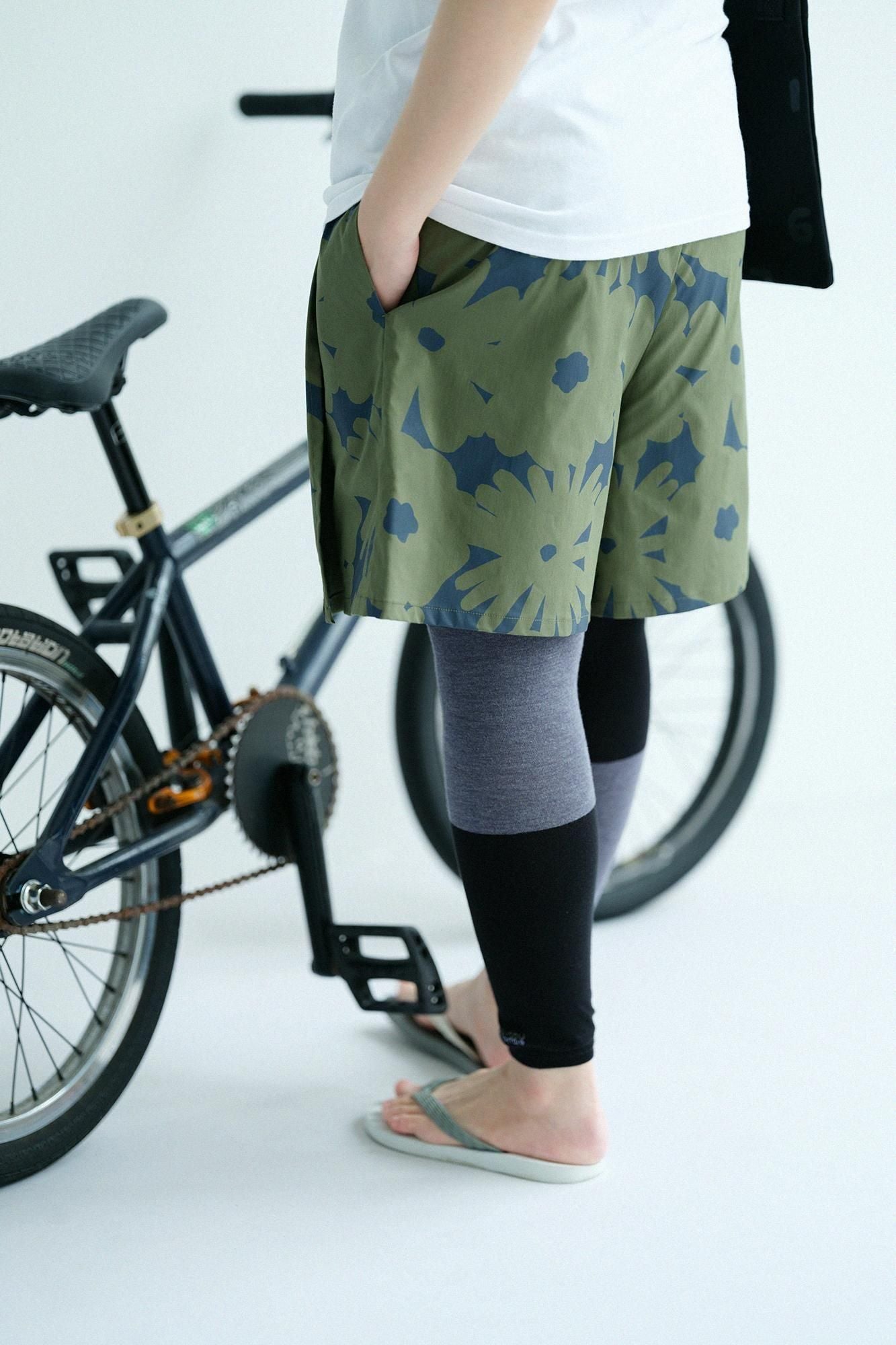 Twill BIKE Culottes / Oraka Olive Green
