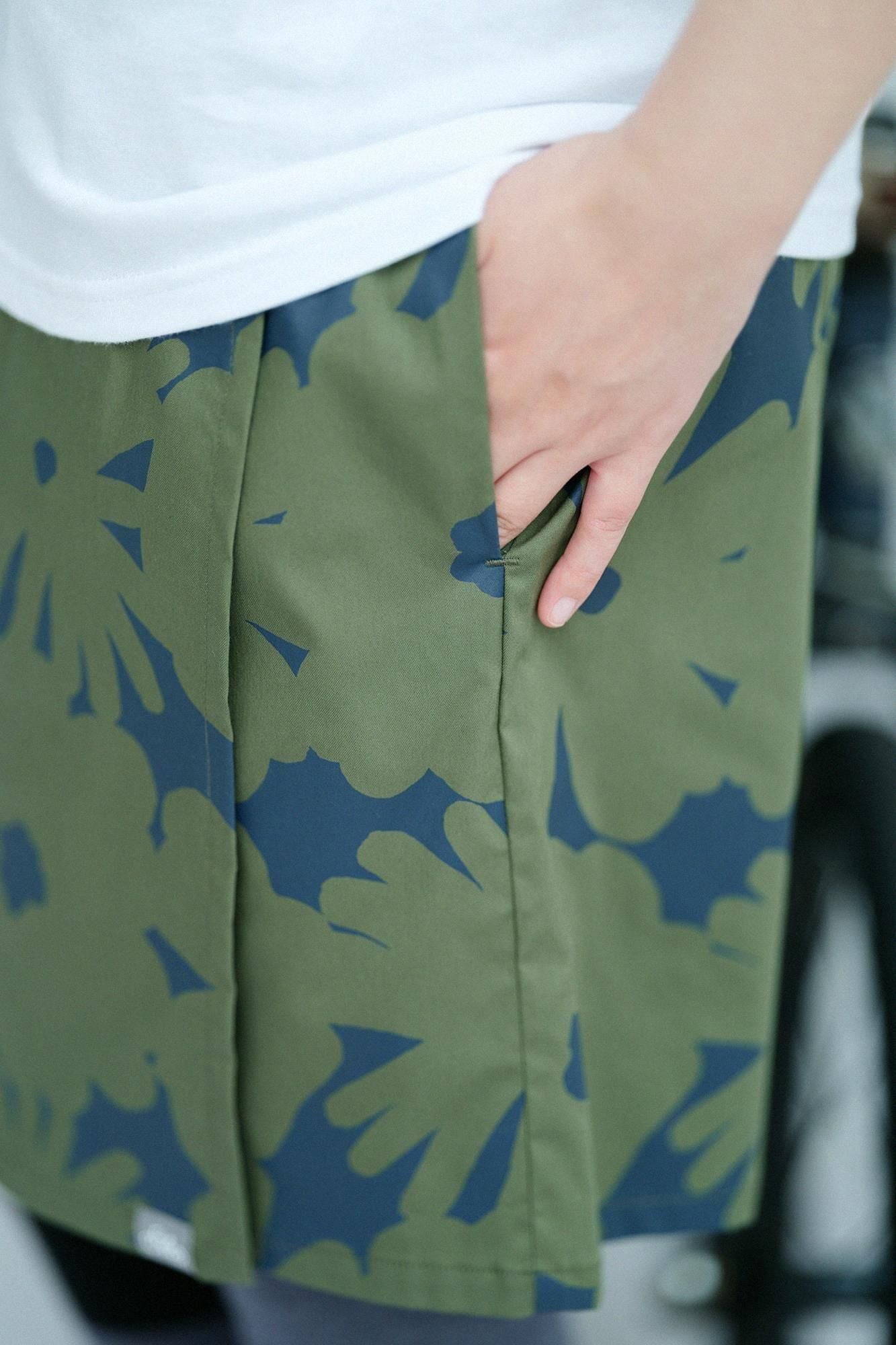 Twill BIKE Culottes / Oraka Olive Green