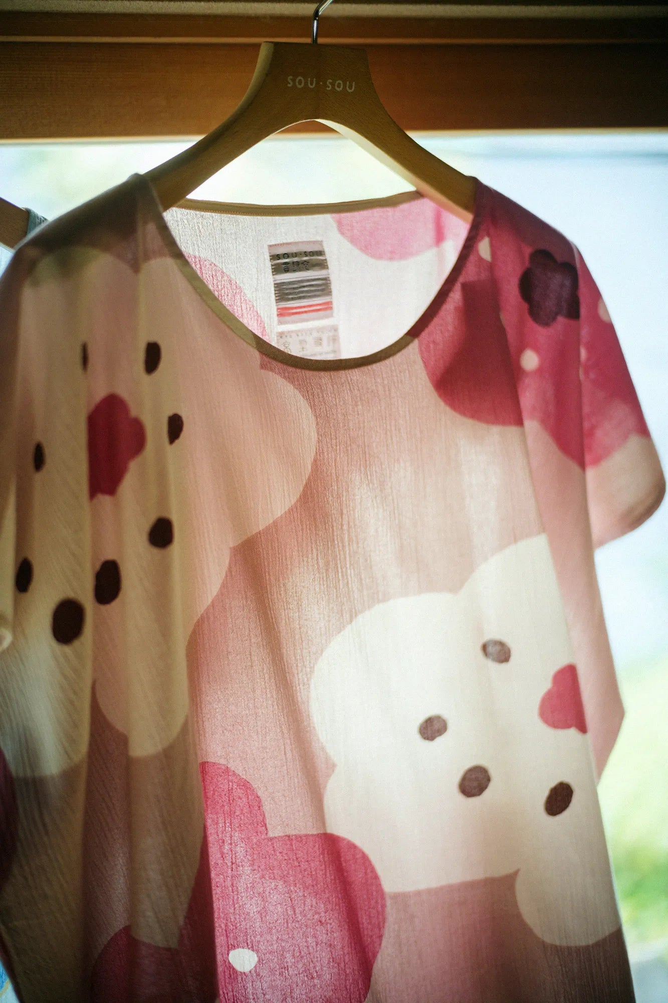 【Ships ard. 4/21】Chizimi Cotton 20/20 Square Top / Smile Pastel Pink