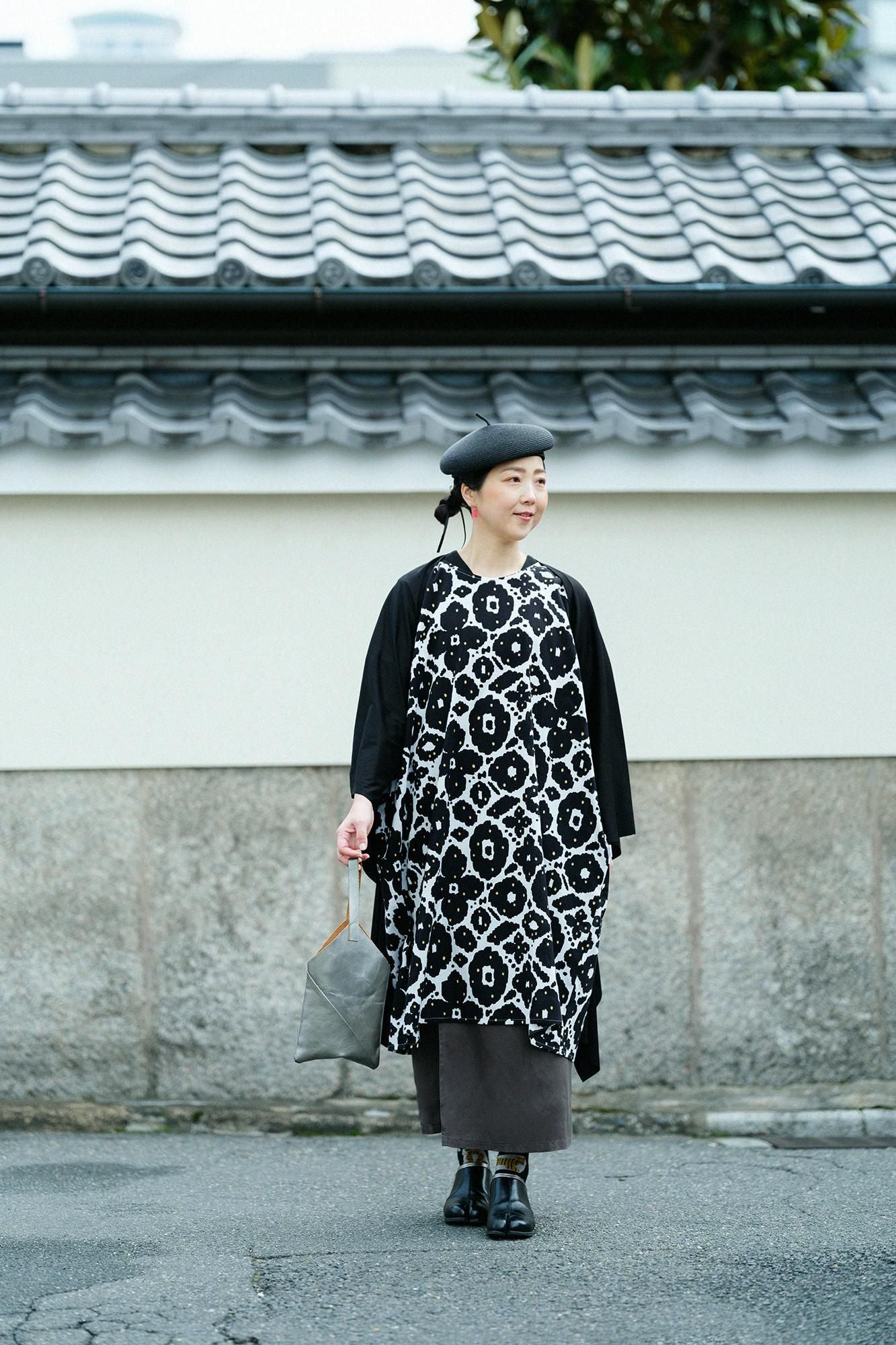 타카시마치지미 20/20 직사각형 원피스(Chohokei)/꽃장식