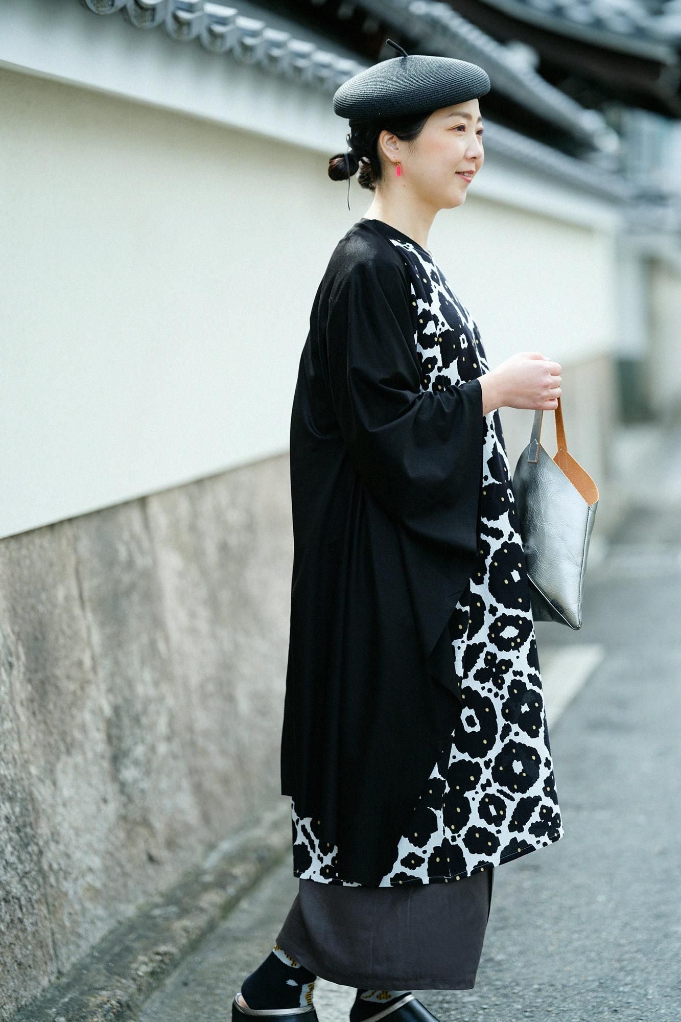 타카시마치지미 20/20 직사각형 원피스(Chohokei)/꽃장식