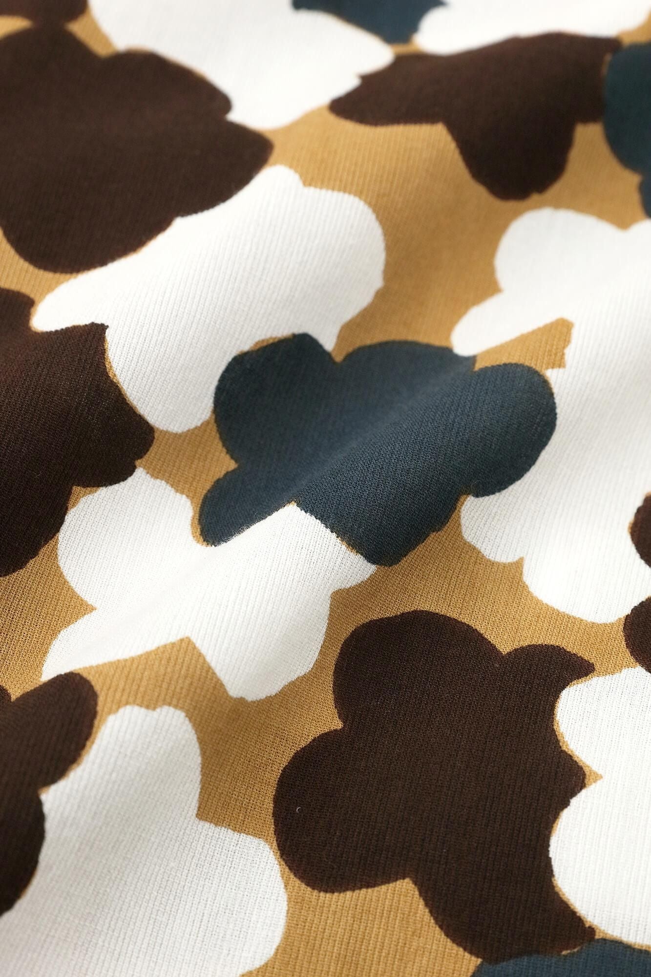 Chizimi Cotton 40/40 V-neck Shirt / Kenzan Covered Box with a Design of Plum Blossoms-Recreation