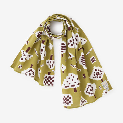 Isemomen Cotton Short Scarf / Park