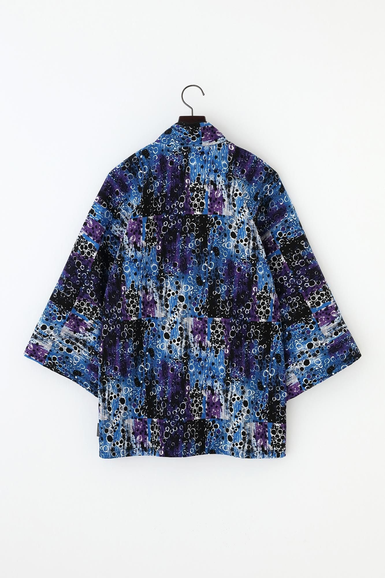 高島縮 40/40 半衿風靡（はんえりふうび）／天目（てんもく）