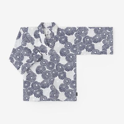 Chizimi Cotton 40/40 Fubi Kimono Shirt / Chrysanthemum Seifu
