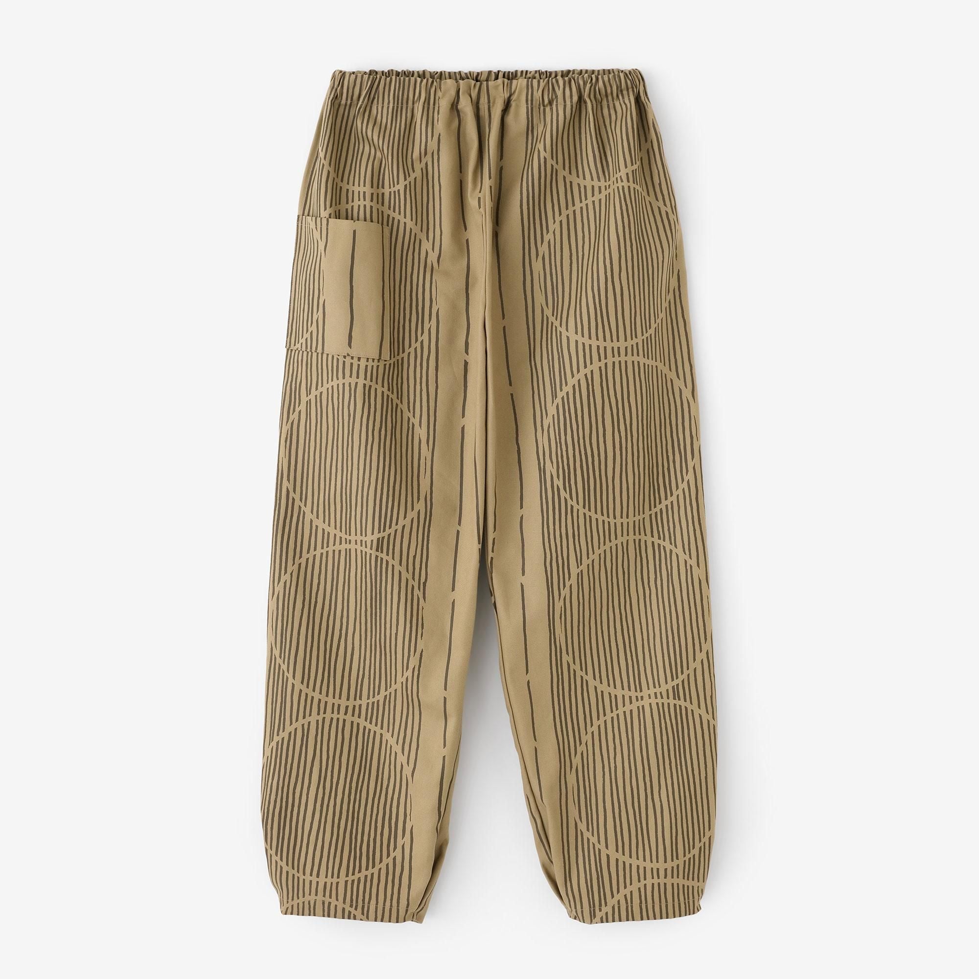 斜紋織 工人褲／水屋 桑染色