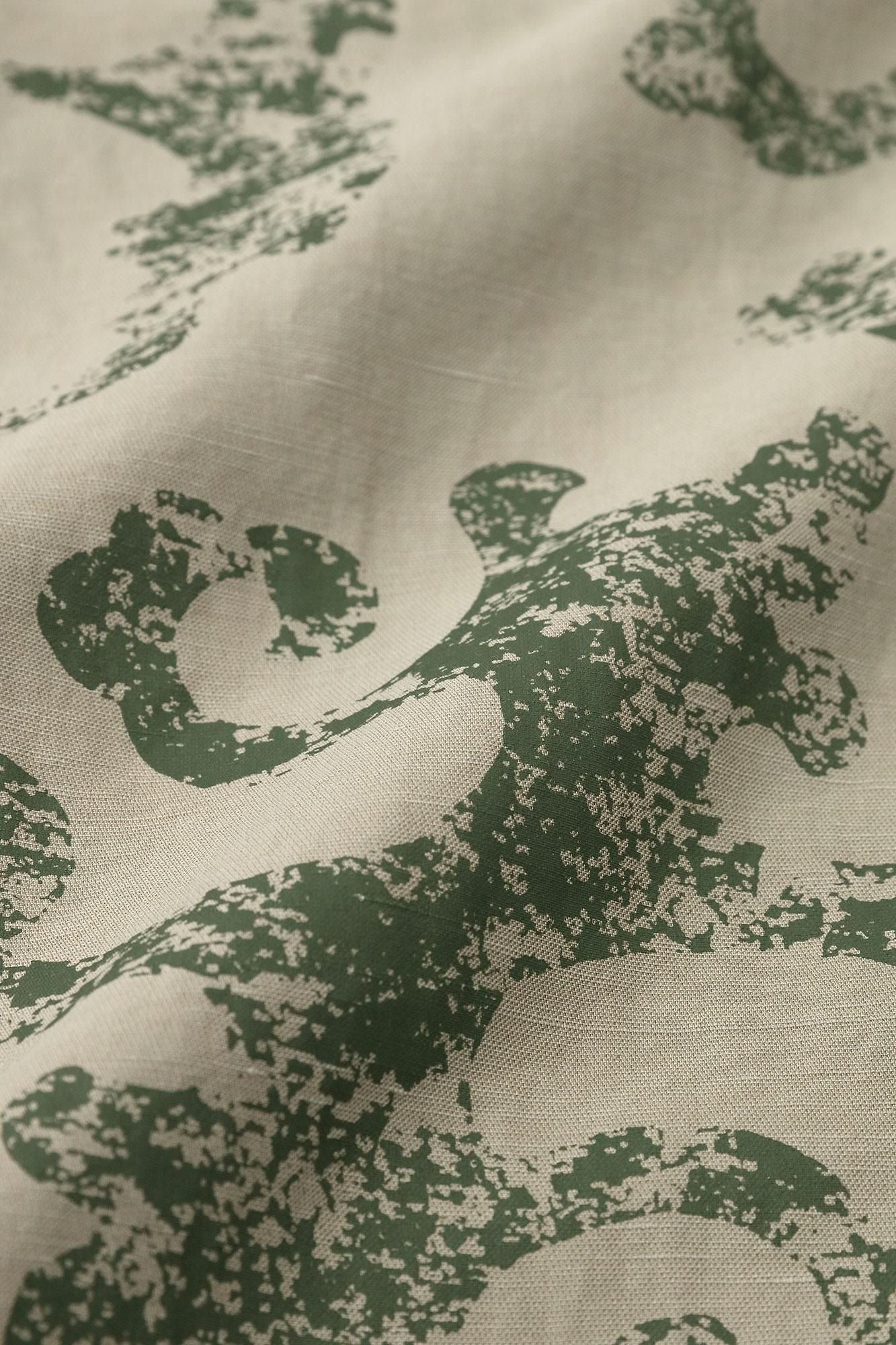 Cotton Linen-Rayon Blend Hanten Long-sleeved Jacket Mid-length Single Layer / Raging Billows Era Lye Color