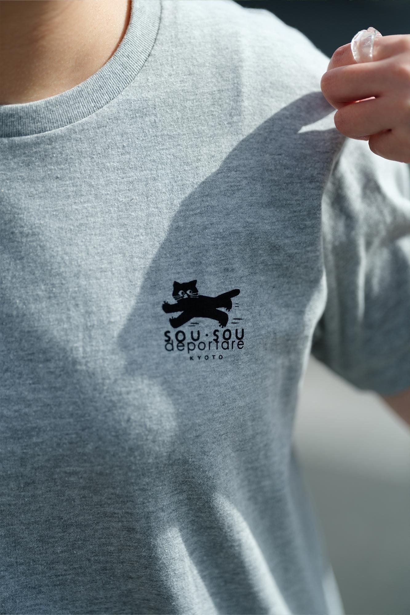 猫短袖T恤[5.0] / Heather Gray