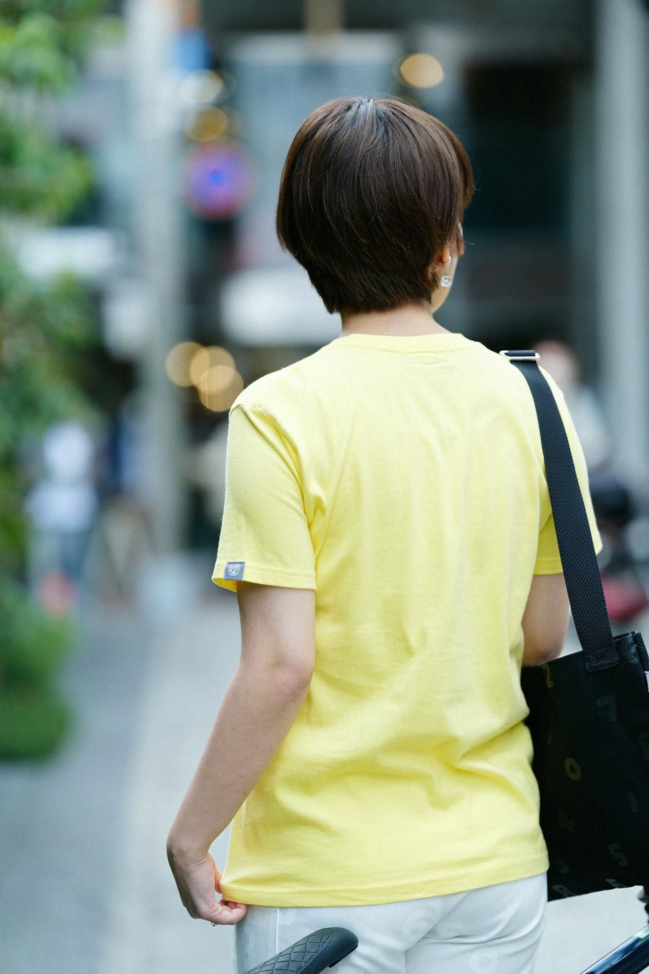 Short Sleeve Pocket T-shirt [5.0] / Yellow × SO-SU-U Kon