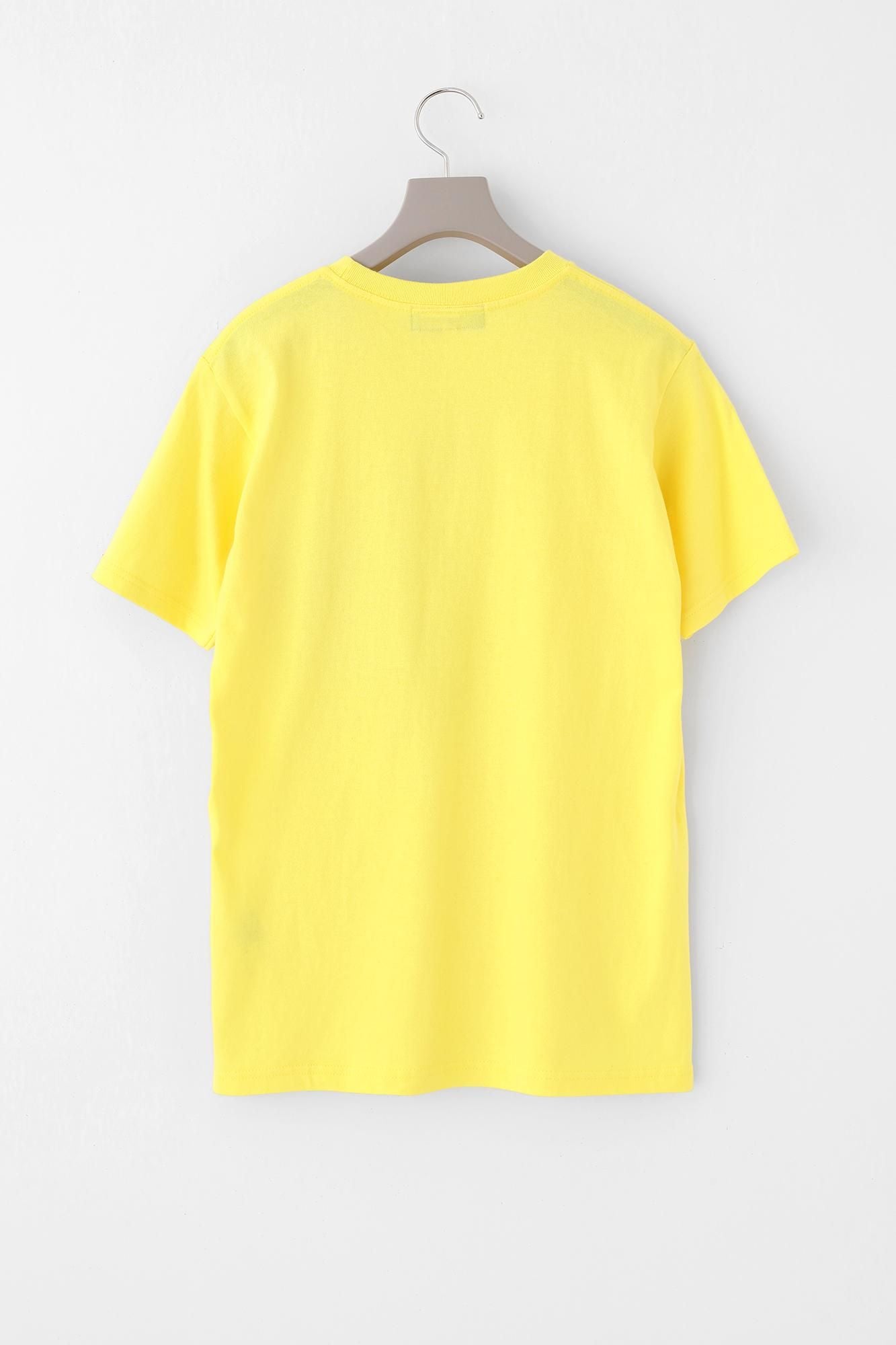 Short Sleeve Pocket T-shirt [5.0] / Yellow × SO-SU-U Kon