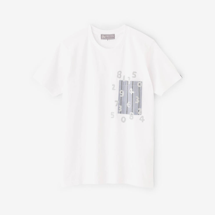 Short Sleeve Pocket T-shirt [5.0] / White×SO-SU-U Kon