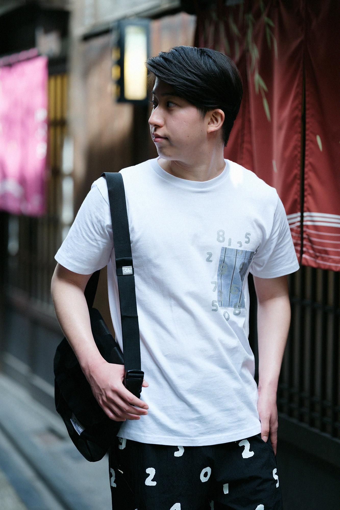 【期間限定10%OFF】短袖口袋T-shirt[5.0]／白色× SO-SU-U十數 昆（※預計於4月29日～5月2日左右發貨）