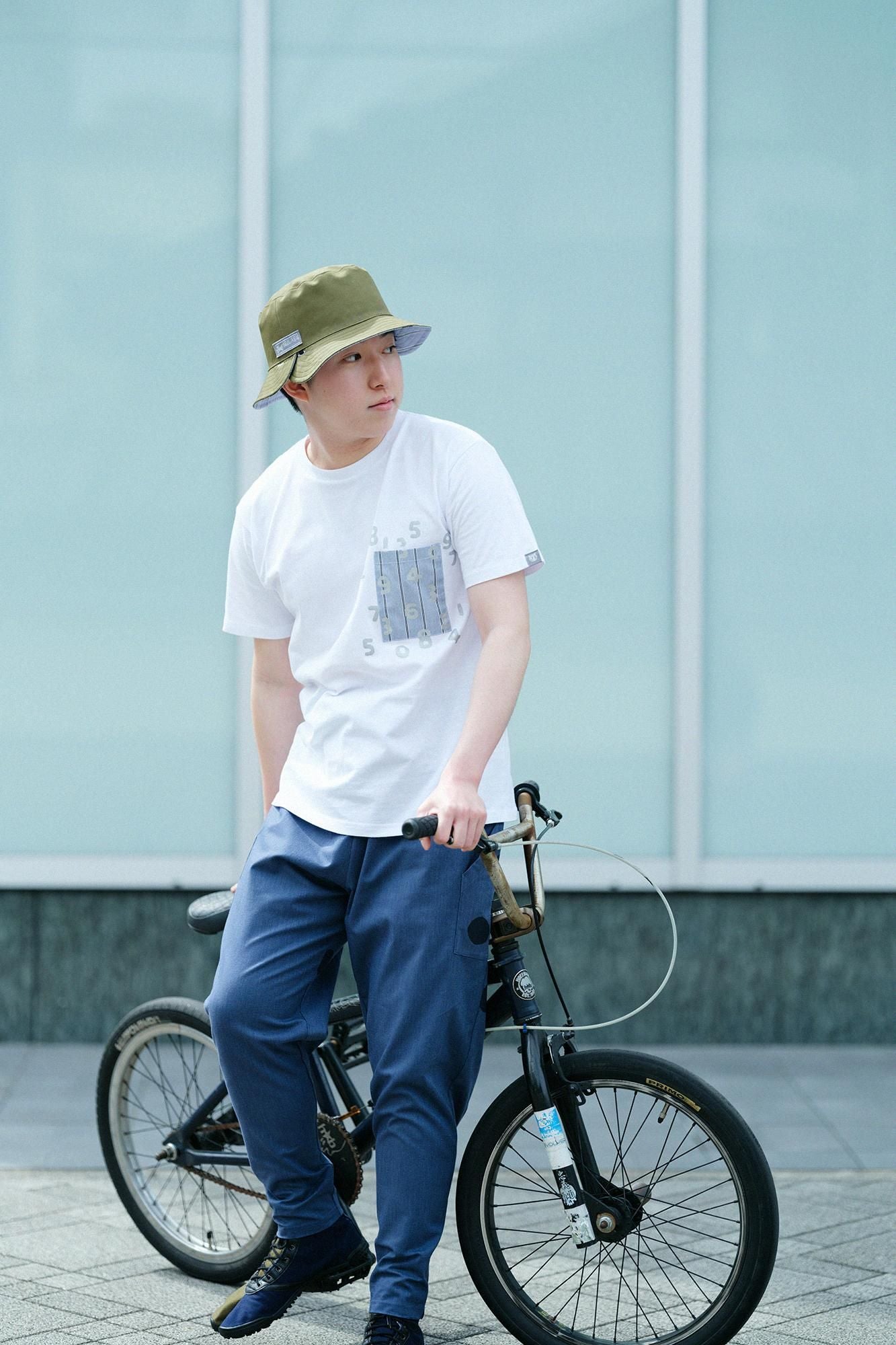 【期間限定10%OFF】短袖口袋T-shirt[5.0]／白色× SO-SU-U十數 昆（※預計於4月29日～5月2日左右發貨）