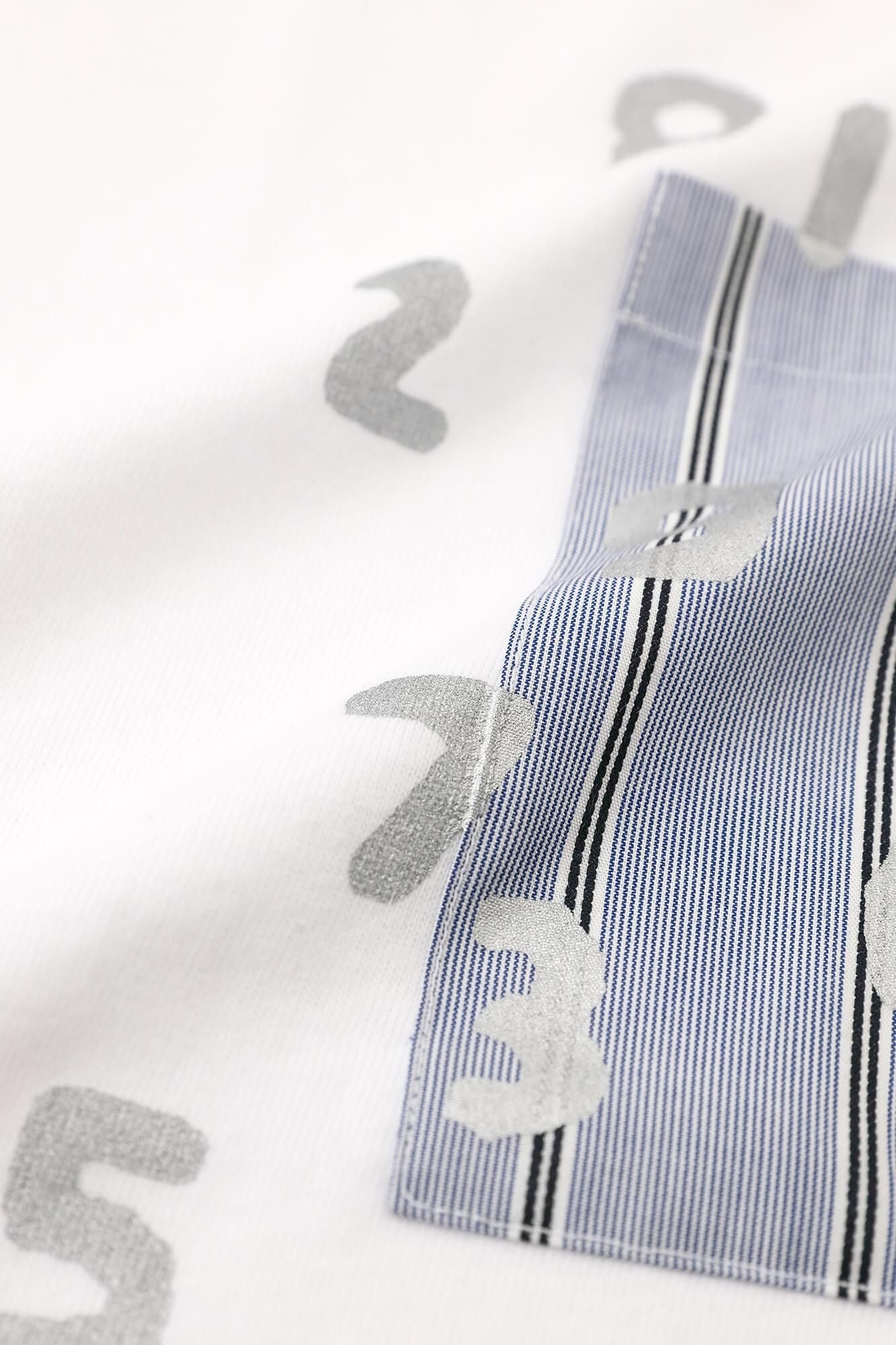 【期間限定10%OFF】短袖口袋T-shirt[5.0]／白色× SO-SU-U十數 昆（※預計於4月29日～5月2日左右發貨）