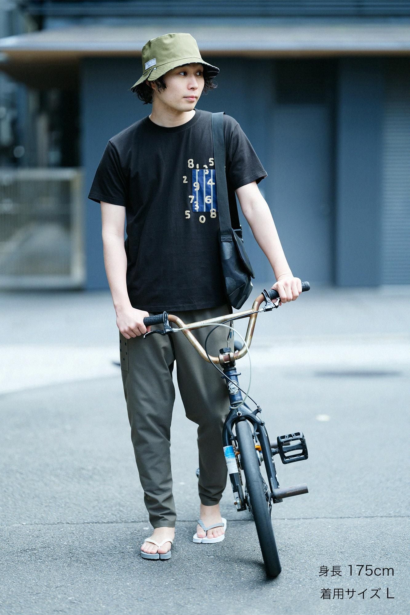 【4月28日頃発送予定】半袖 ポケットTシャツ[5.0]／ブラック×SO-SU-U昆2（こん）